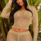 ECLOSET: FASHION NOVA CROTCHET COVERUP